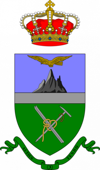 Coat of arms (crest) of 3rd Alpini Regiment, Italian Army