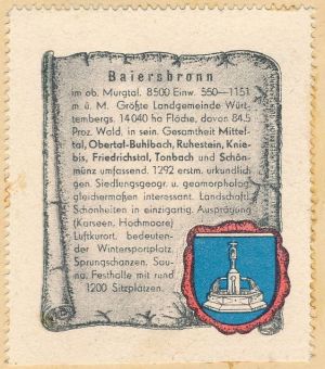 Wappen von Baiersbronn