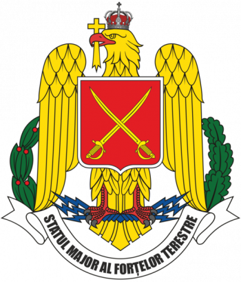 Coat of arms (crest) of General Staff of the Land Forces, Romanian Army