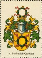 Wappen von Schönaich-Carolath