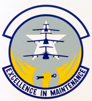 Coat of arms (crest) of the 313th Consolidated Aircraft Maintenance Squadron, US Air Force