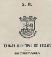 Brasão de Cascais/Arms (crest) of CascaisThe arms on a cover (1968)