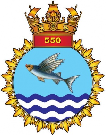 Blason de INAS 550 Flying Fish/Arms (crest) of INAS 550 Flying Fish
