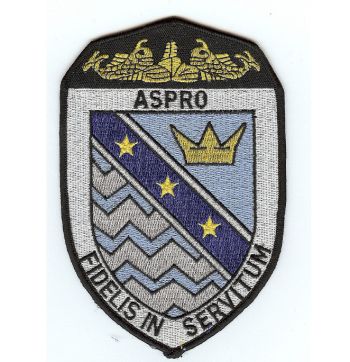 Coat of arms (crest) of the Submarine USS Aspro (SSN-648)