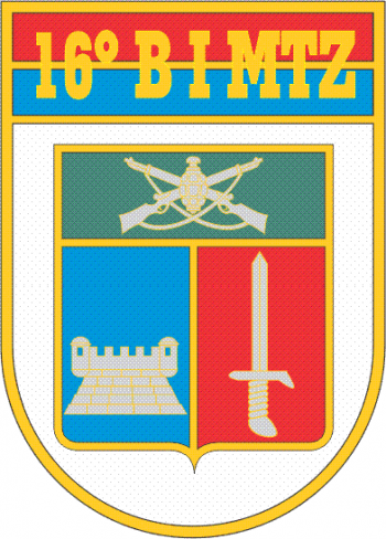 Coat of arms (crest) of the 16th Motorized Infantry Battalion, Brazilian Army