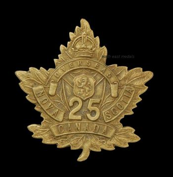 Coat of arms (crest) of the 25th (Nova Scotia) Battalion, CEF