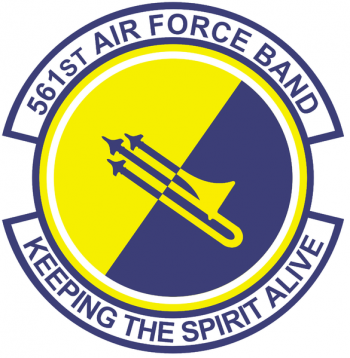 Coat of arms (crest) of the 561st Air Force Band, California Air National Guard