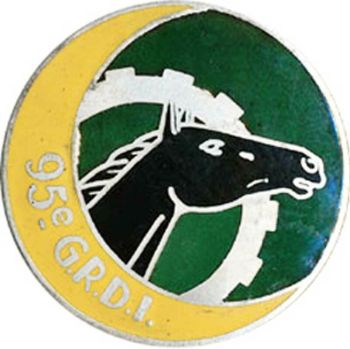 Coat of arms (crest) of the 95th Infantry Division Reconnaissance Group, French Army
