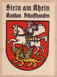 Wappen von/Blason de Stein am Rhein