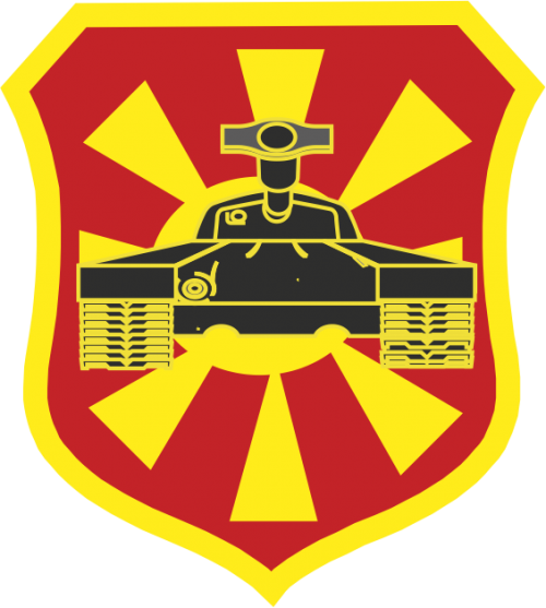 Arms (crest) of Tank Battalion B, North Macedonia