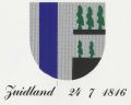Wapen van Zuidland/Coat of arms (crest) of Zuidland