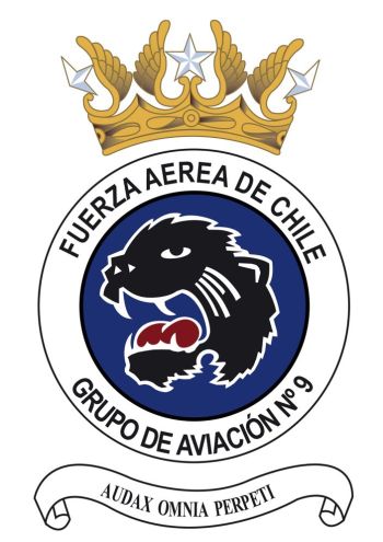 Coat of arms (crest) of the Aviation Group No 9, Air Force of Chile