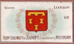 Wapen van Leersum/Arms (crest) of Leersum