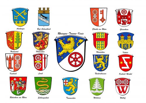 Arms in the Rheingau-Taunus Kreis District