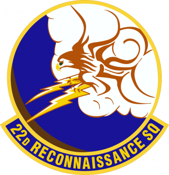 Coat of arms (crest) of the 22nd Reconnaissance Squadron, US Air Force