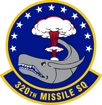 Coat of arms (crest) of 320th Missile Squadron, US Air Force