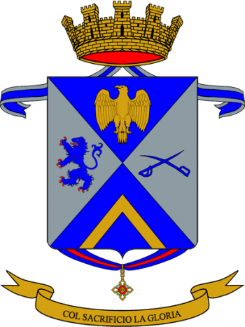 Coat of arms (crest) of the 33rd Infantry Regiment Livorno, Italian Army