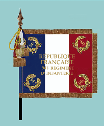 Coat of arms (crest) of 94th Infantry Regiment, French Army