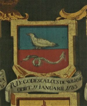 Arms (crest) of Godescalcus van Willich