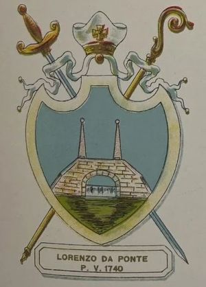 Arms (crest) of Lorenzo Da Ponte