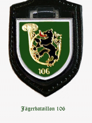 Coat of arms (crest) of the Jaeger Battalion 106, German Army